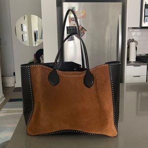 Rebecca Minkoff studded Leather/suede Tote